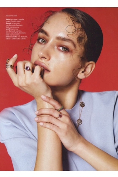 Cornelia Tat editorial F Magazine Italy