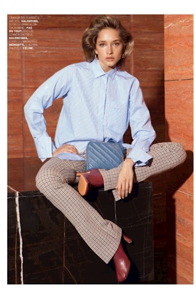 Cornelia Tat editorial ELLE Romania April 2018