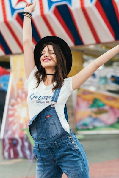 Carolina Bruma in Lee Cooper spring 2018 campaign