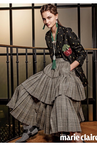 Paula Cioltean editorial Marie Claire Taiwan November 2019