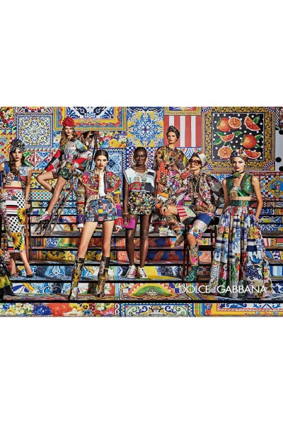 Paula Cioltean in Dolce & Gabbana Women's campaign SS21