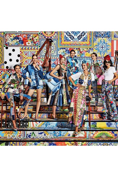 Carolina Bruma in Dolce & Gabbana campaign SS21