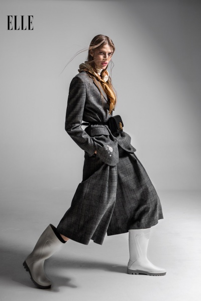 Ioni Guraliuc editorial ELLE Romania February 2021