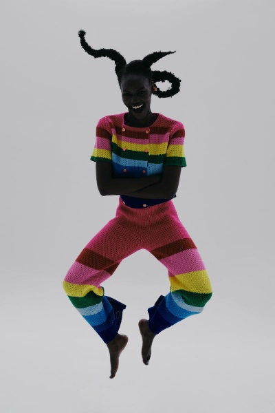 Winnie in Ami Amalia Summer 21 campaign