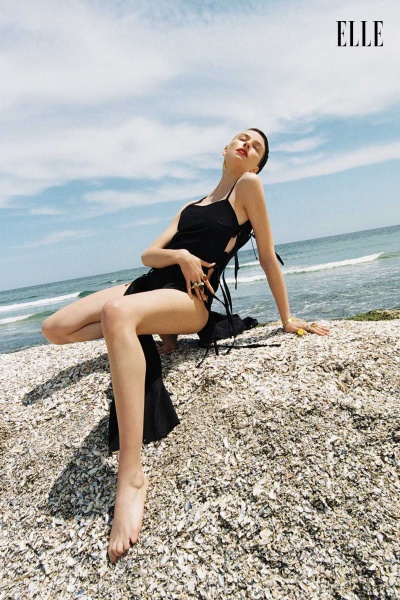 Iulia Mora editorial ELLE Romania August 2022 Issue