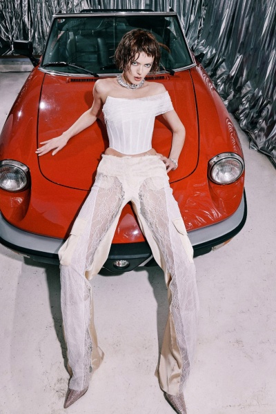 Tatiana in RUE RA SS23 campaign 