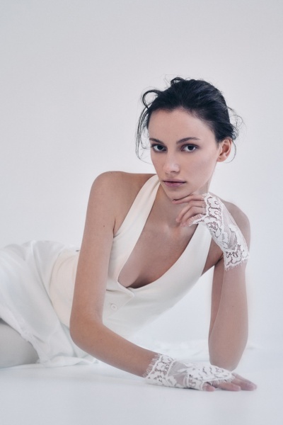 Daria Ciocirlan in Rue Ra Studio campaign 2023